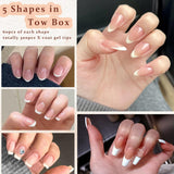French tip nails 5 styles