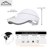 ELLEWIN Unstructured Running Hat Ultra Thin Mesh Baseball Cap Quick Dry Sports Tennis Golf Hat for Men Women
