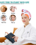 ELLEWIN Microfiber Hair Drying Towels for Kids, 3 Pack Unicorn Wet Hair Towel Wrap Turban for Girls Children Women, Quick Dry Twisty Hair Towels Wrap for Curly Long Thick Hair Anti Frizz