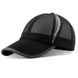 Unisex Full Mesh Baseball Cap Breathable Quick Dry Running hat, Size L