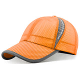 Unisex Full Mesh Baseball Cap Breathable Quick Dry Running hat, Size L