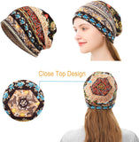 ELLEWIN Cotton Slouchy Beanie Hip-Hop Soft Lightweight Running Beanie Adult Dwarf Hats Chemo Cap for Men Women