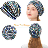 ELLEWIN Cotton Slouchy Beanie Hip-Hop Soft Lightweight Running Beanie Adult Dwarf Hats Chemo Cap for Men Women