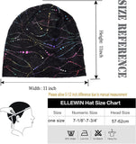 ELLEWIN Cotton Slouchy Beanie Soft Lightweight Running Beanie Adult Dwarf Hats Chemo Cap for Men Women