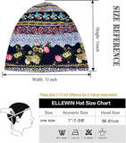ELLEWIN Cotton Slouchy Beanie Hip-Hop Soft Lightweight Running Beanie Adult Dwarf Hats Chemo Cap for Men Women