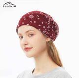 ELLEWIN Cotton Slouchy Beanie Hip-Hop Soft Lightweight Running Beanie Adult Dwarf Hats Chemo Cap for Men Women