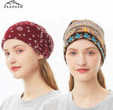 ELLEWIN Cotton Slouchy Beanie Hip-Hop Soft Lightweight Running Beanie Adult Dwarf Hats Chemo Cap for Men Women