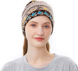 ELLEWIN Cotton Slouchy Beanie Hip-Hop Soft Lightweight Running Beanie Adult Dwarf Hats Chemo Cap for Men Women